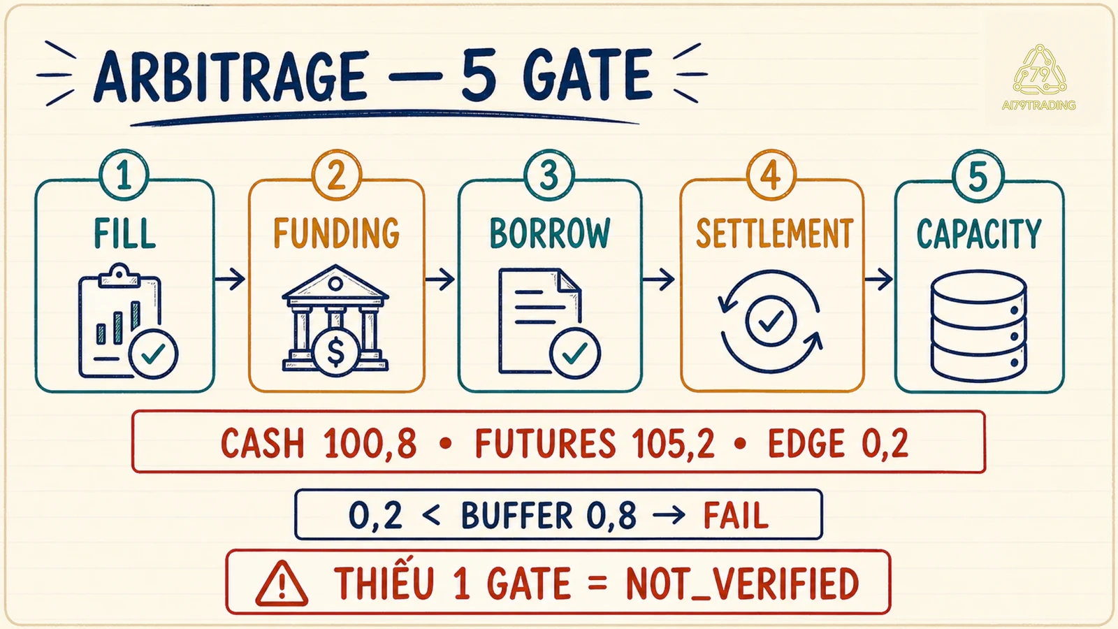 Năm failure gate của arbitrage