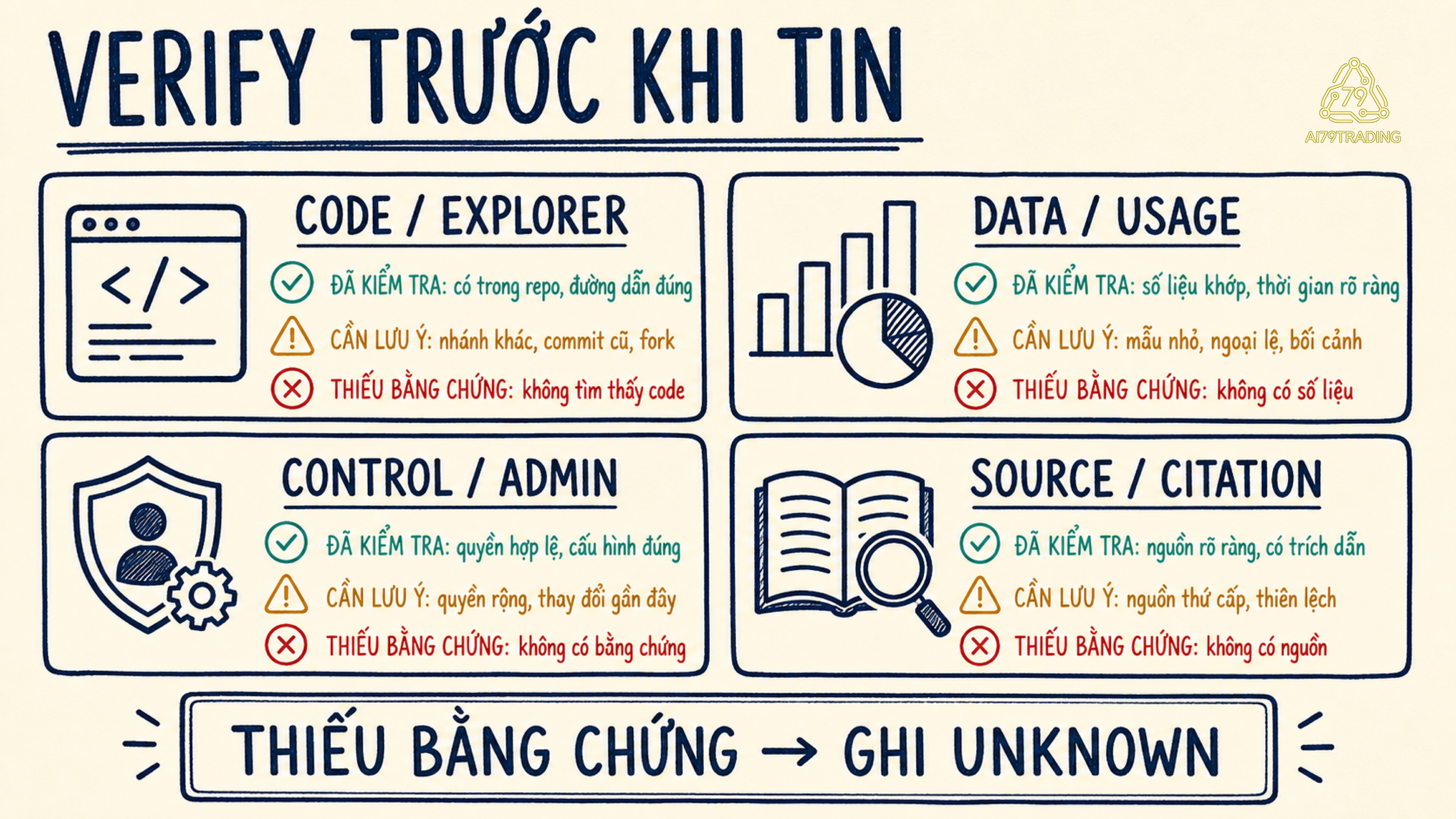 Checklist verify whitepaper và các red flag cần dừng