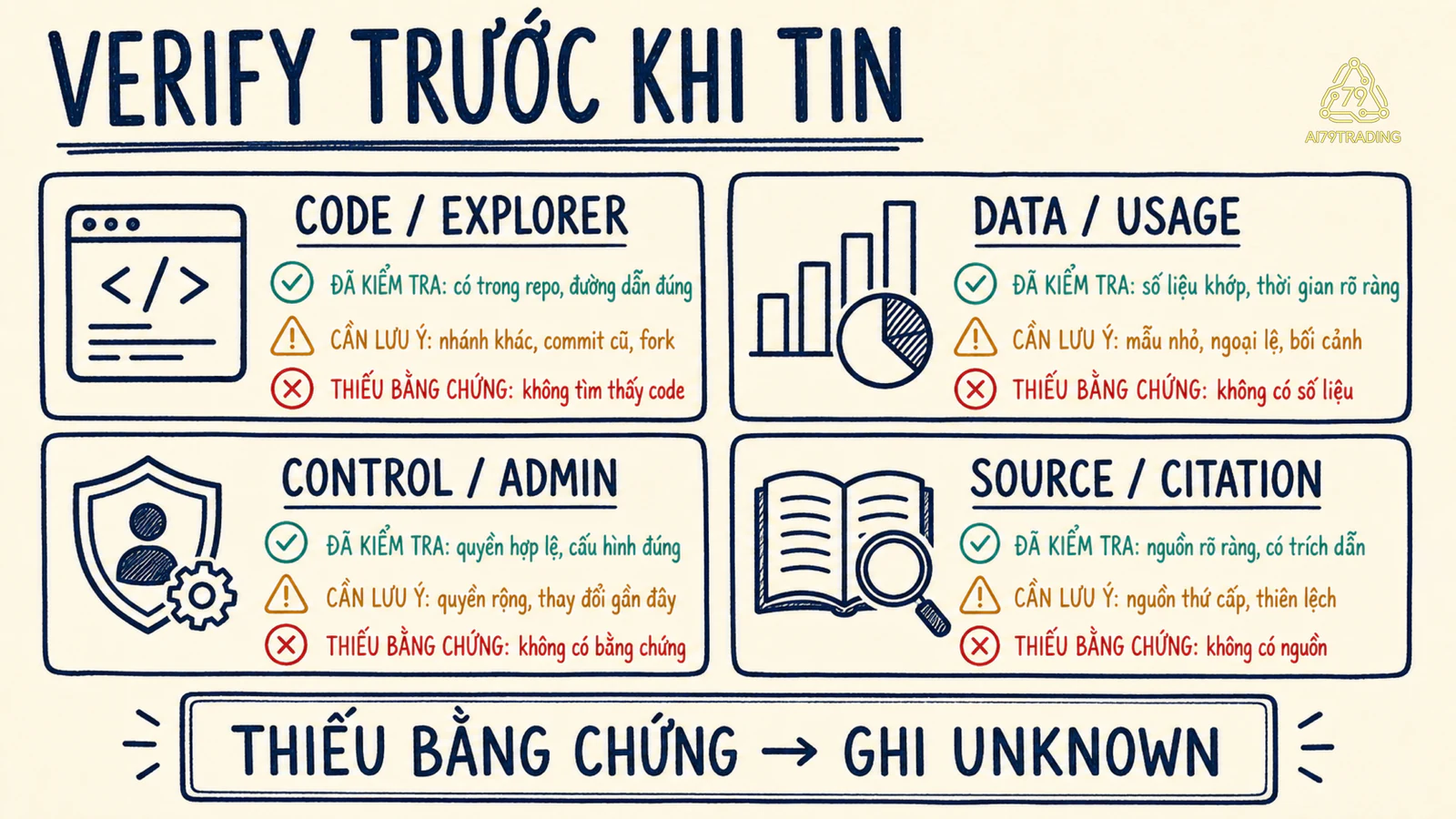Danh sách kiểm tra ĐỐI CHIẾU tài liệu giới thiệu dự án và các dấu hiệu đáng lo cần dừng