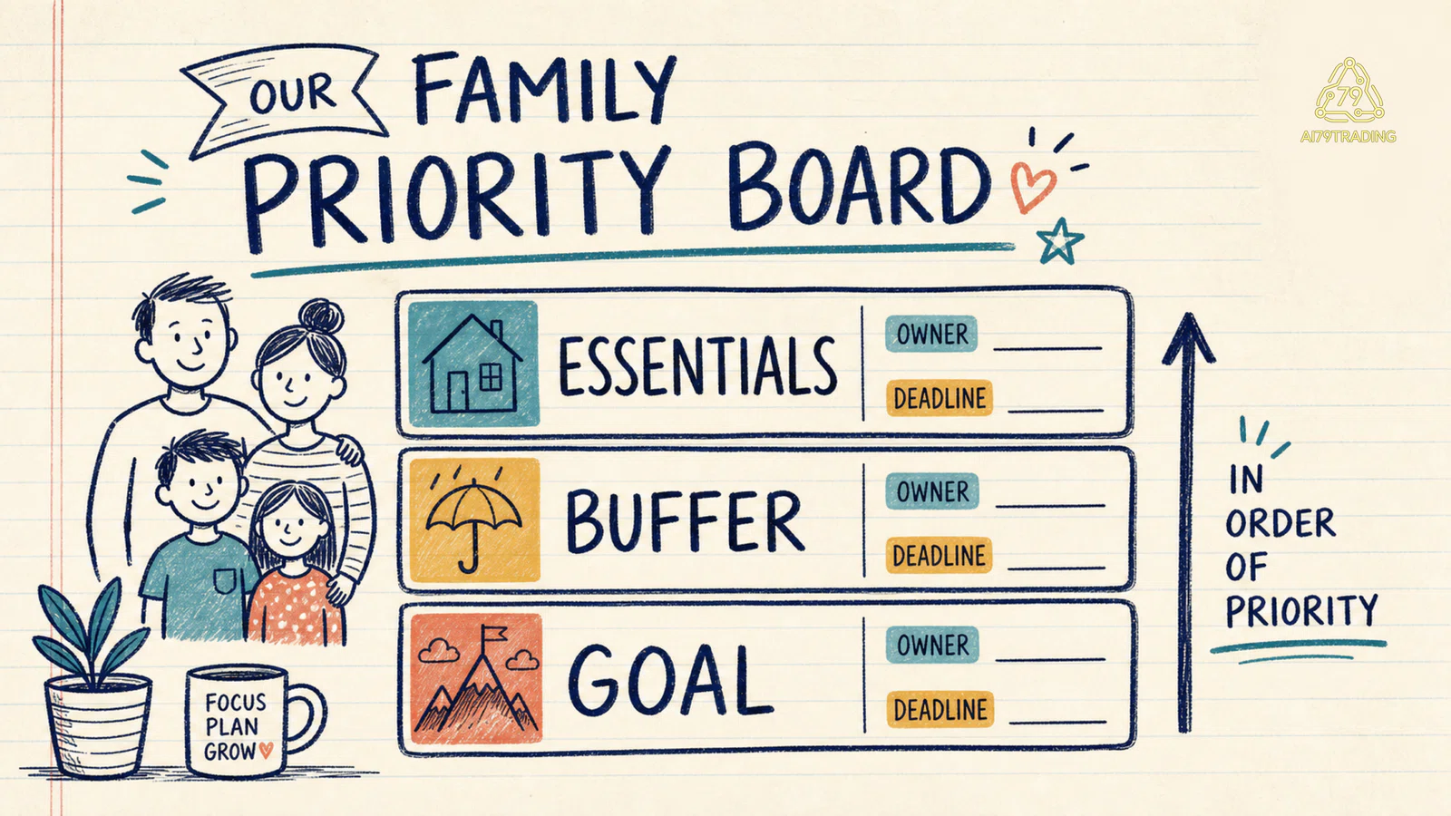 Priority board cho gia đình có con nhỏ