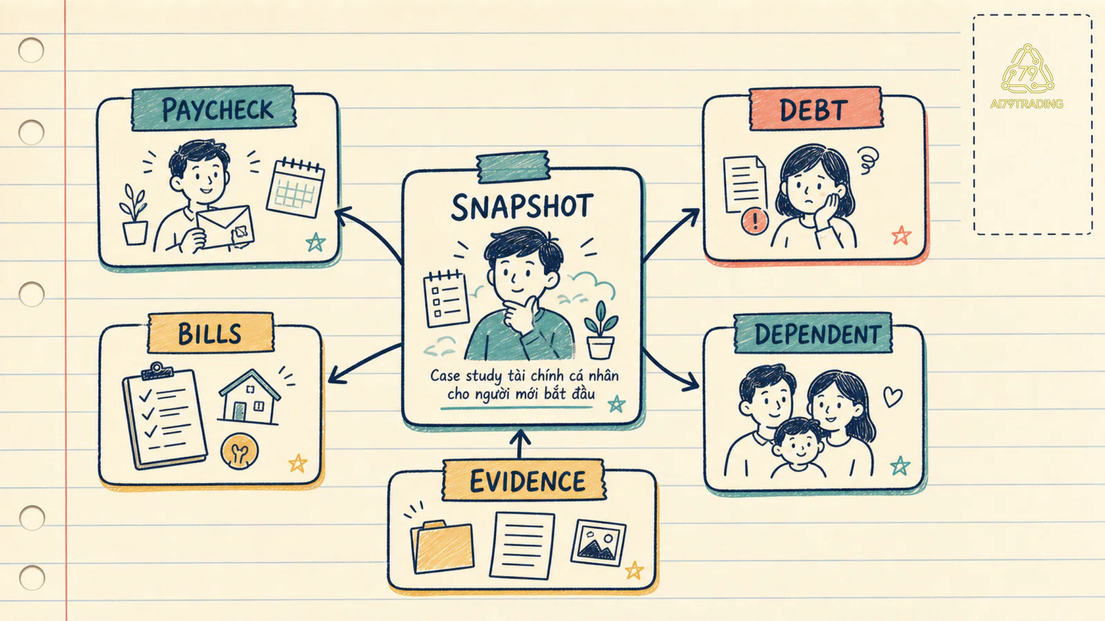 Snapshot input của case người mới đi làm
