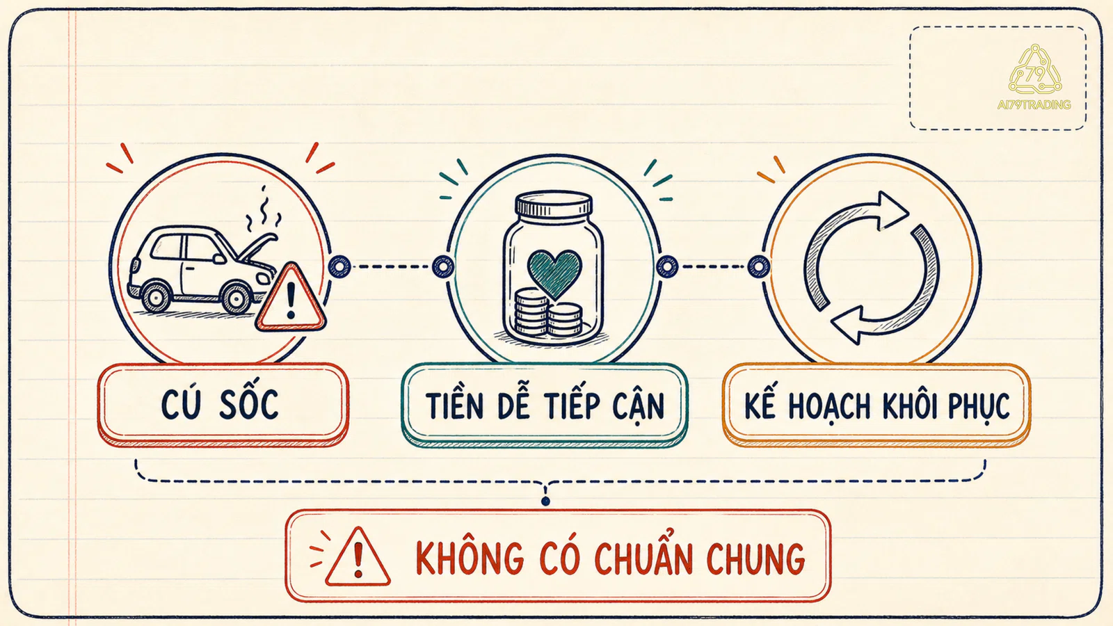 Các lớp emergency fund theo cú sốc, khả năng tiếp cận và kế hoạch khôi phục, không ghi chuẩn số tháng