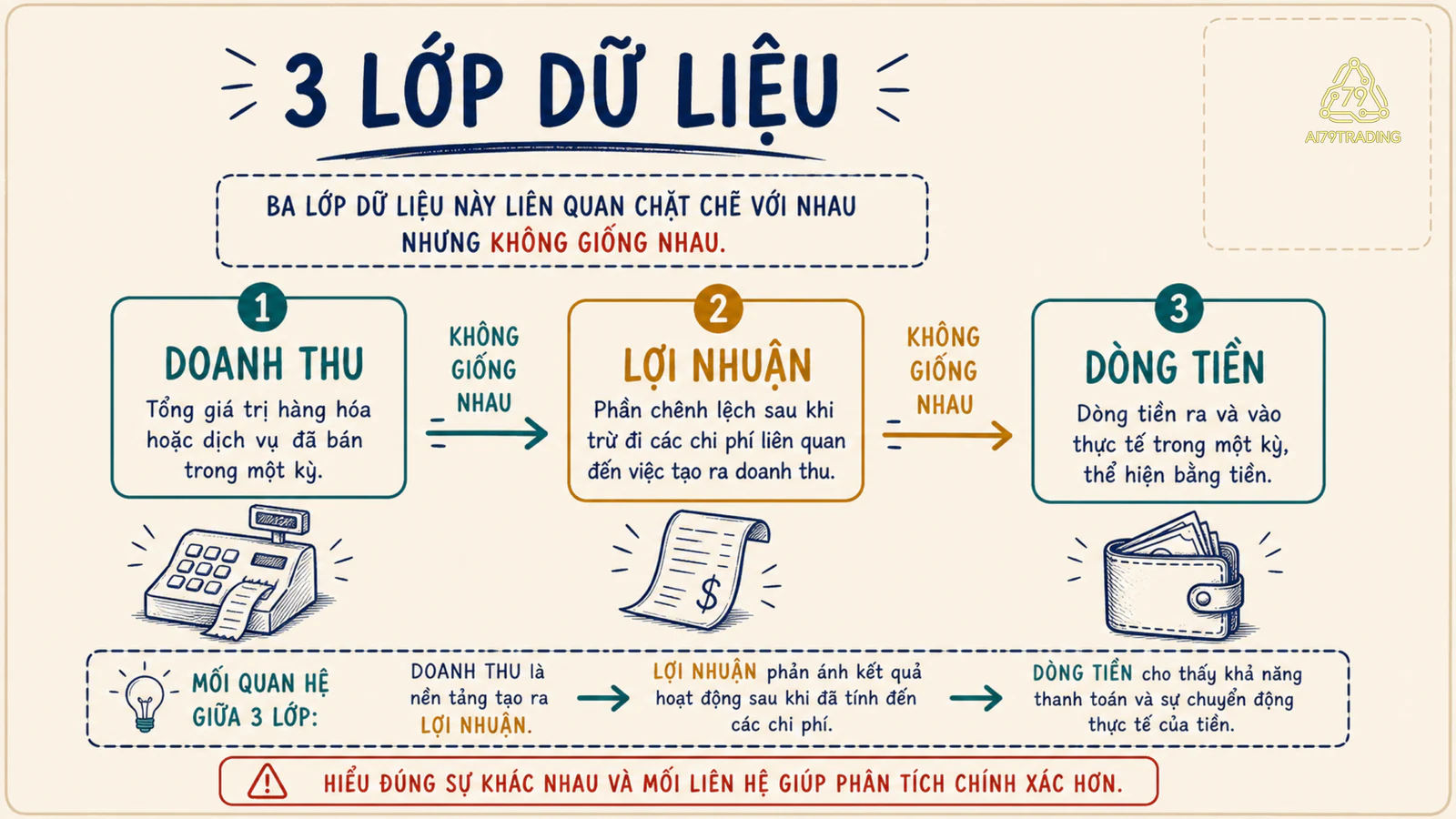 Luồng doanh thu lợi nhuận và dòng tiền hoạt động