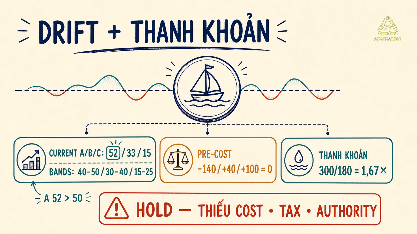 Thẻ độ lệch 52 33 15 phương án tái cân bằng và thanh khoản 1,67 lần