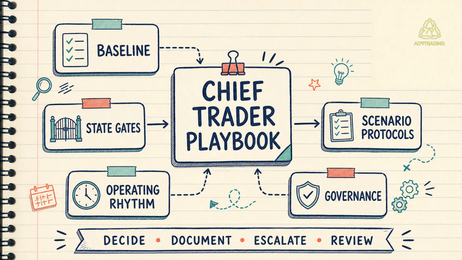 Năm lớp của Chief Trader Performance Playbook