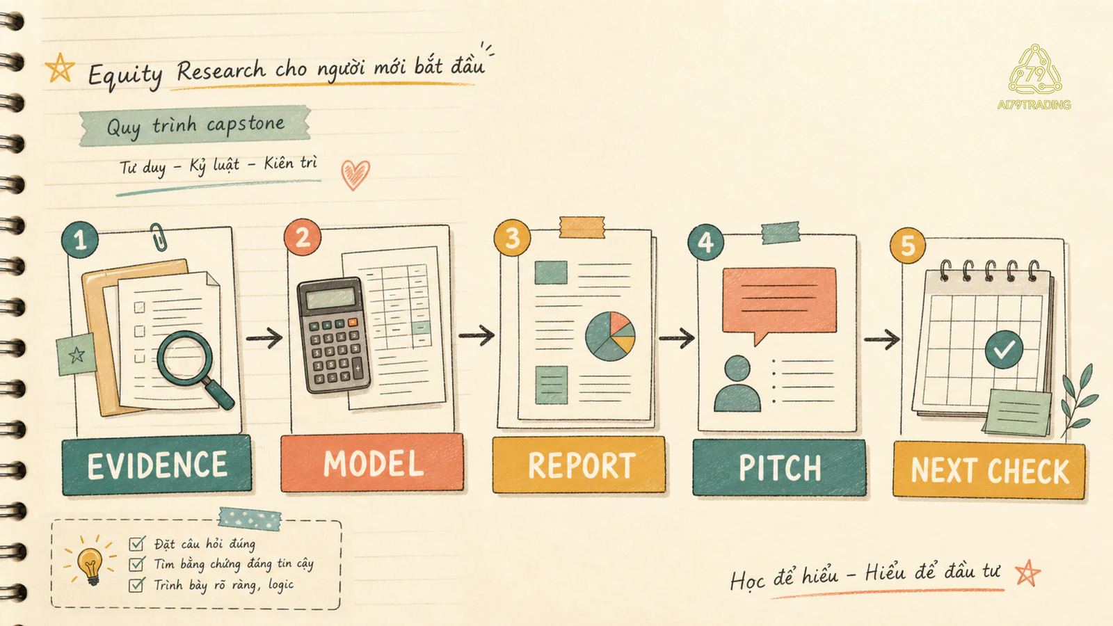 Pipeline capstone từ evidence tới pitch
