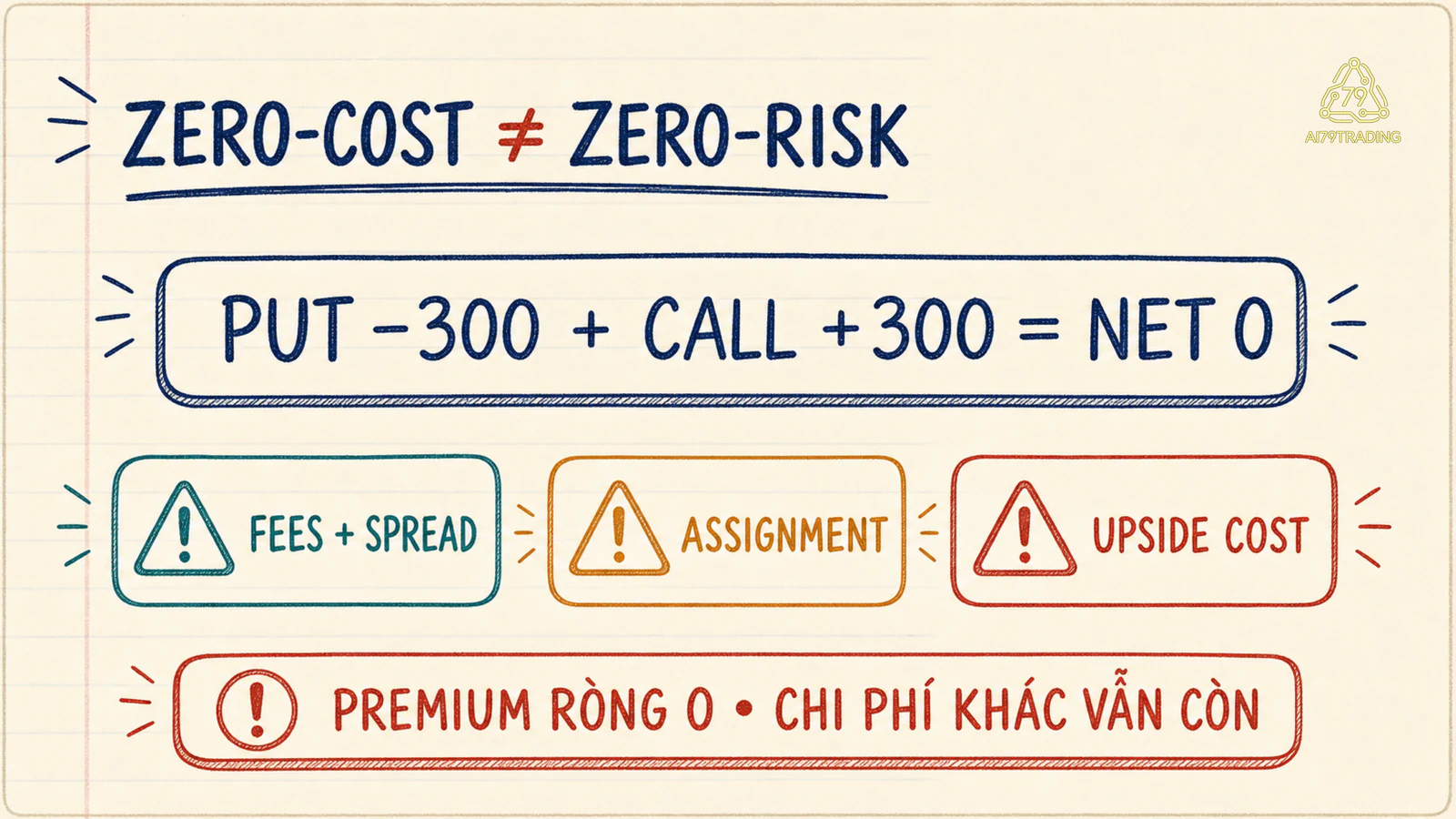 Zero-cost Collar không zero-risk