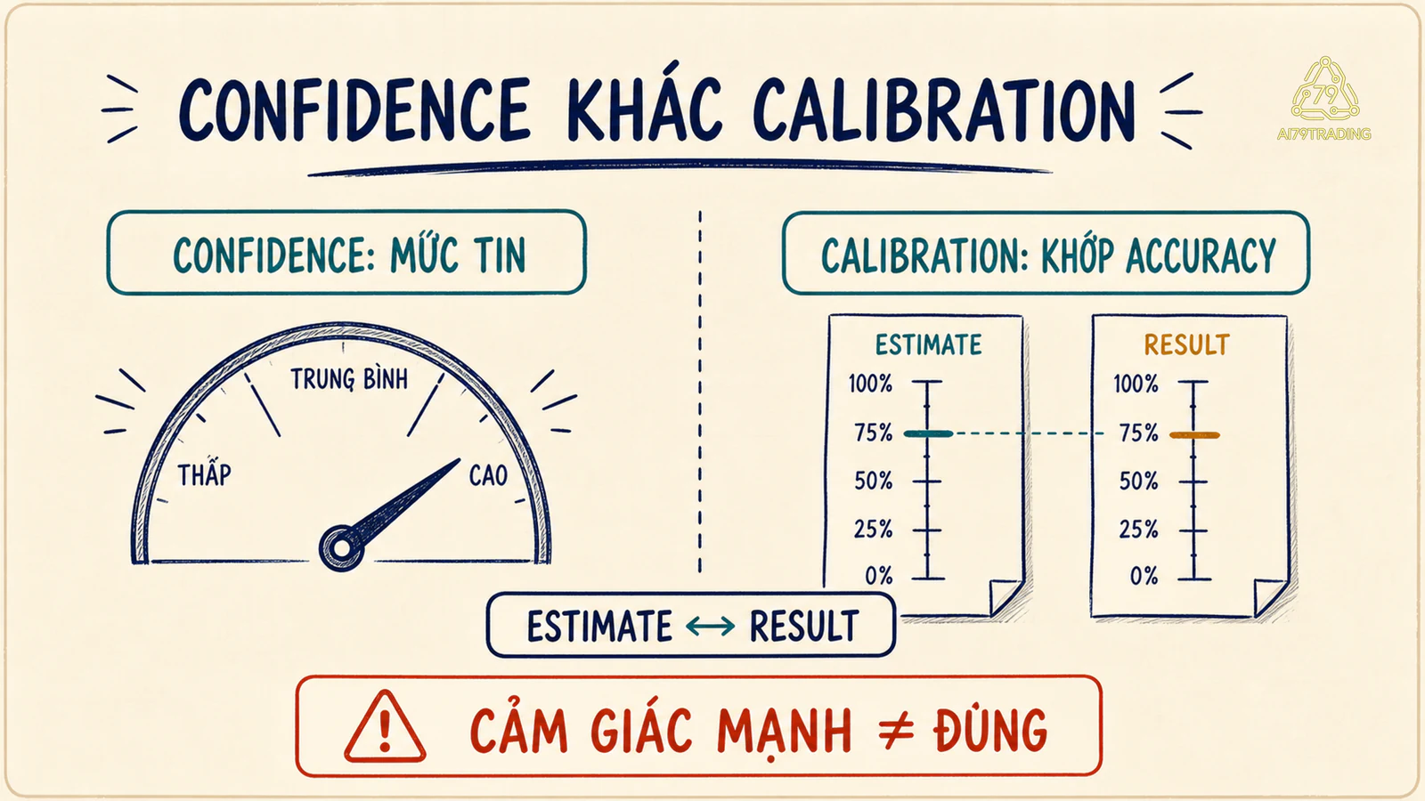 Confidence khác calibration