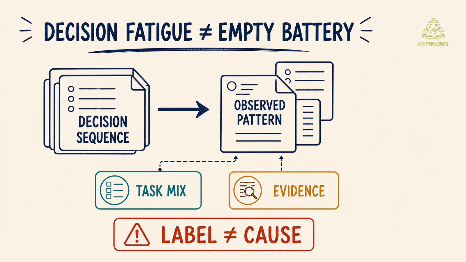 Decision fatigue là label cho pattern không phải pin cạn