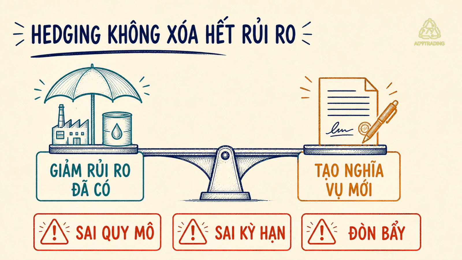 Ranh giới giữa hedging và nghĩa vụ mới của hợp đồng phái sinh