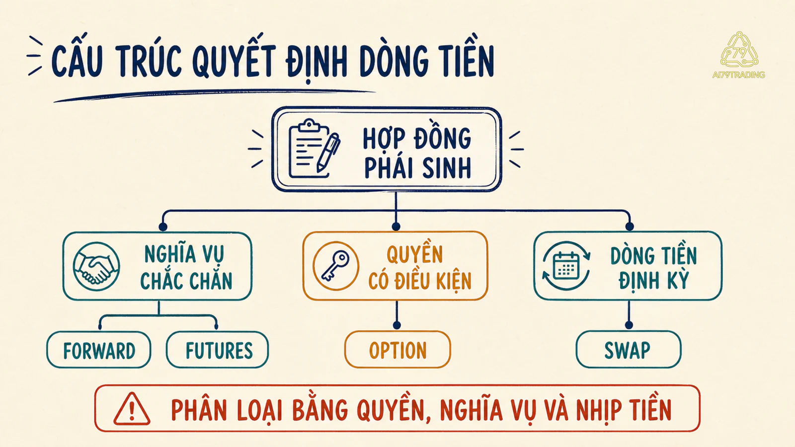 Cây nhận dạng bốn họ hợp đồng phái sinh