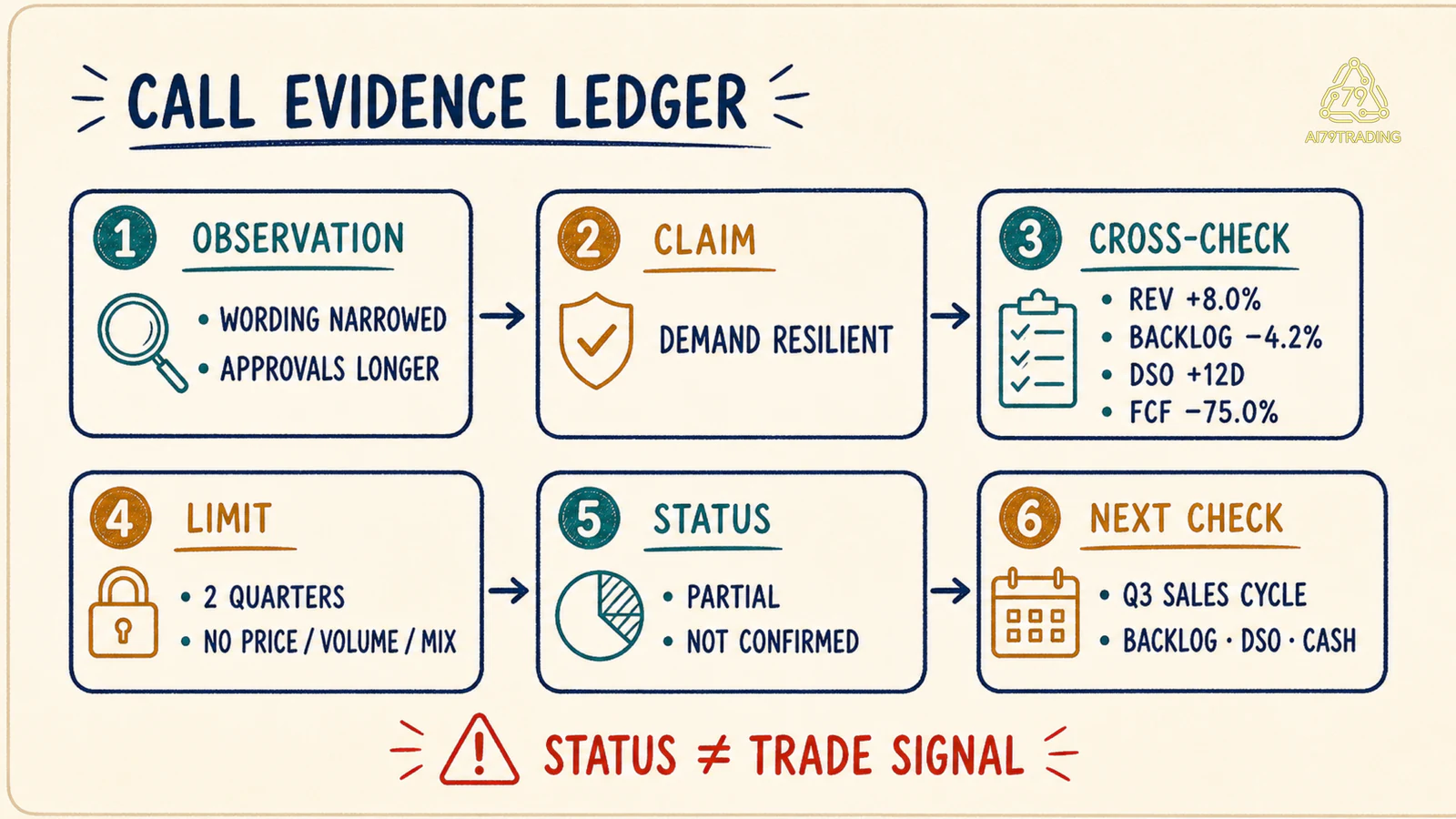 Call Evidence Ledger đã điền cho claim enterprise demand của NovaTools