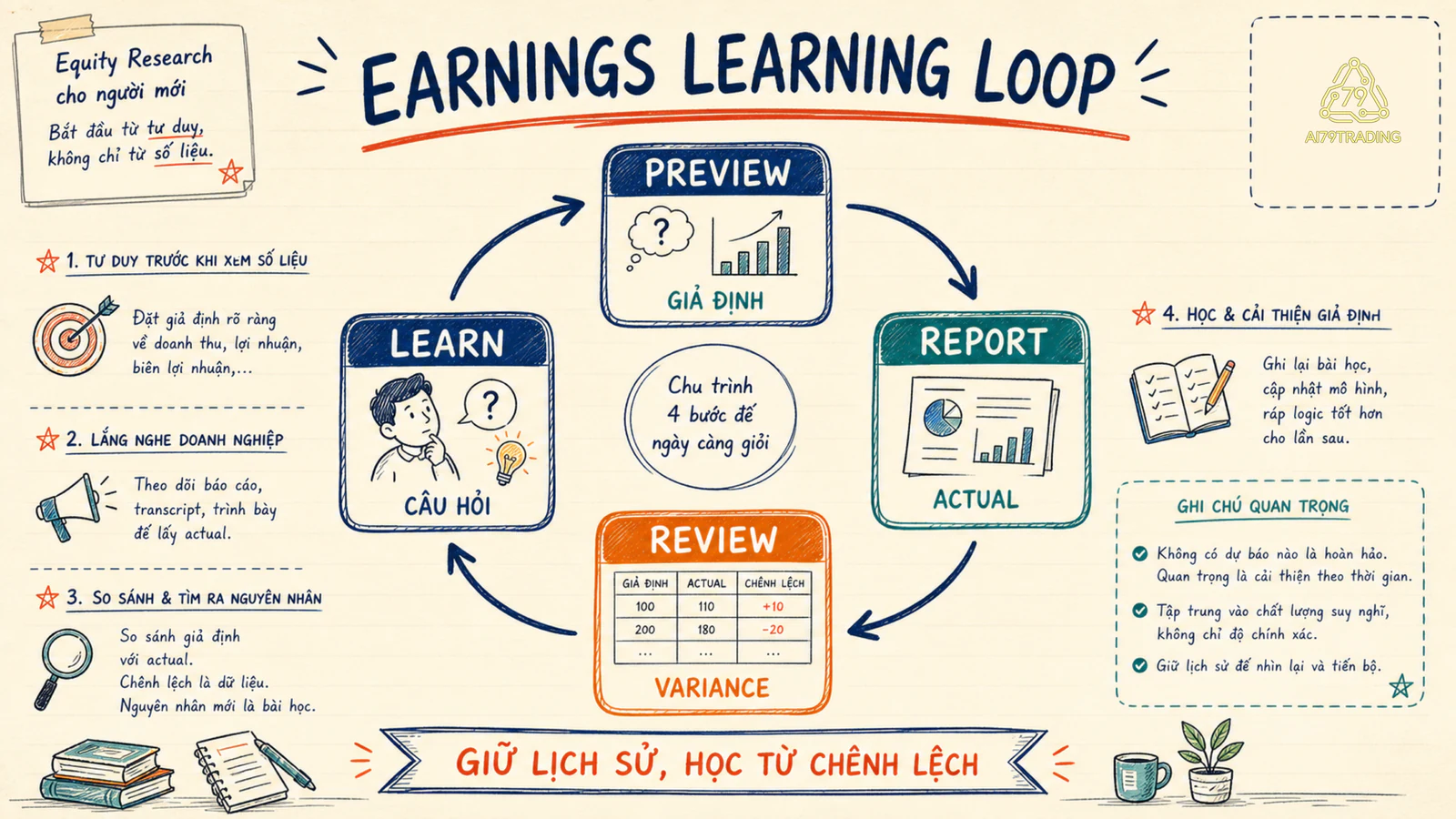 Vòng earnings preview và earnings review
