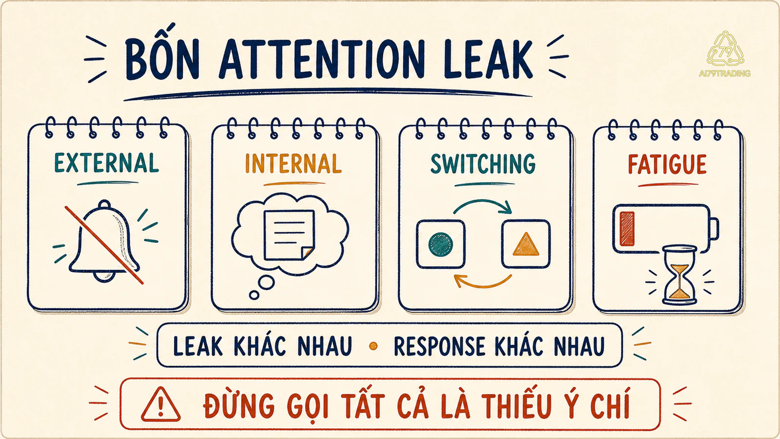 Bốn leak external internal switching fatigue