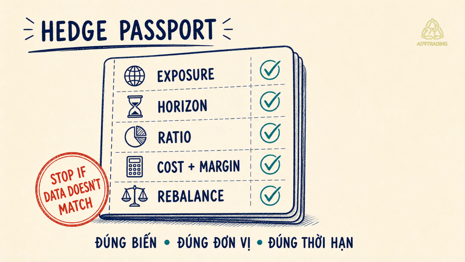 Thẻ kiểm tra exposure, thời hạn, tỷ lệ, chi phí và điều kiện tái cân bằng