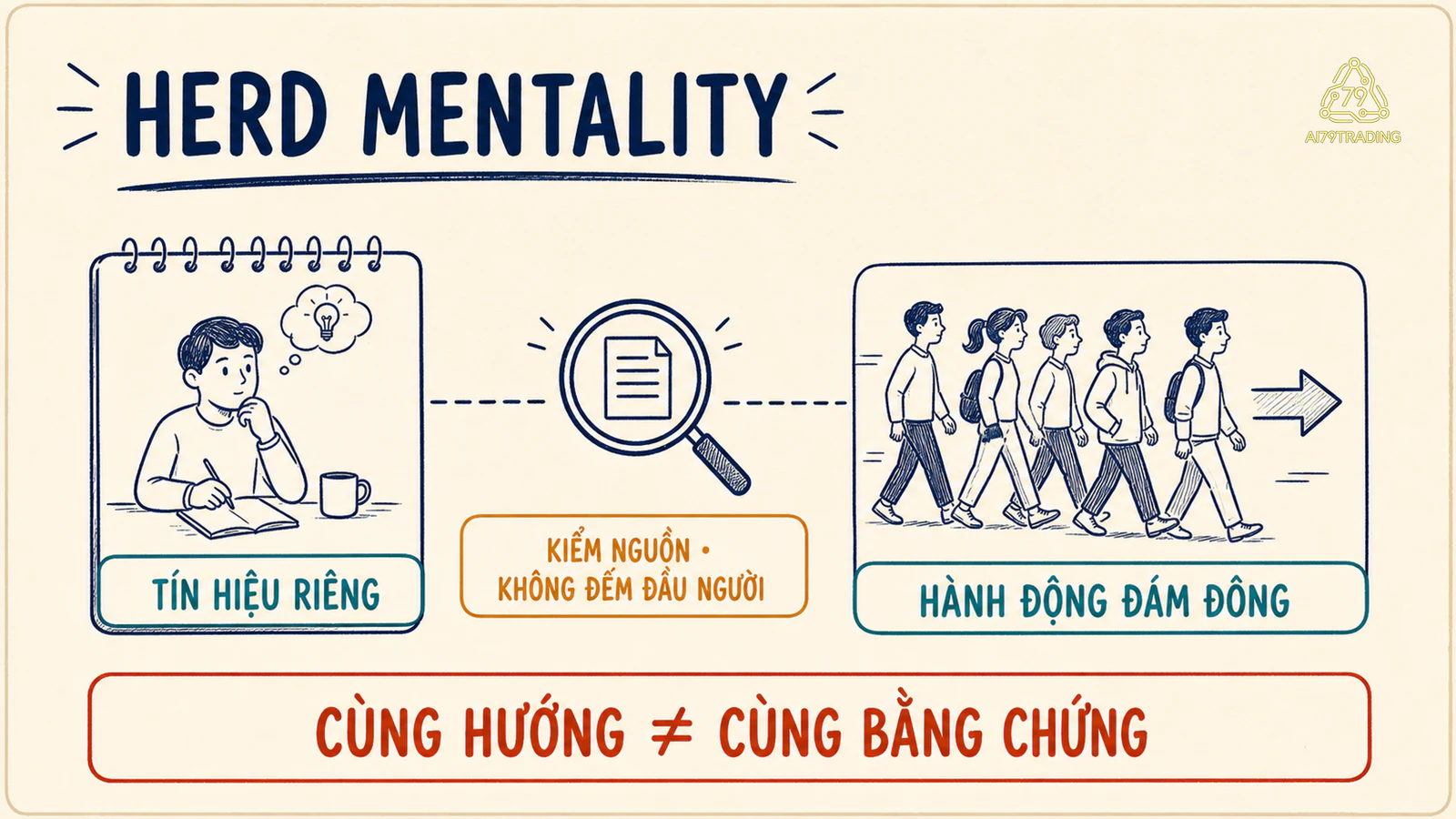 Tín hiệu riêng được tách khỏi hành động đám đông trước khi kiểm nguồn bằng chứng