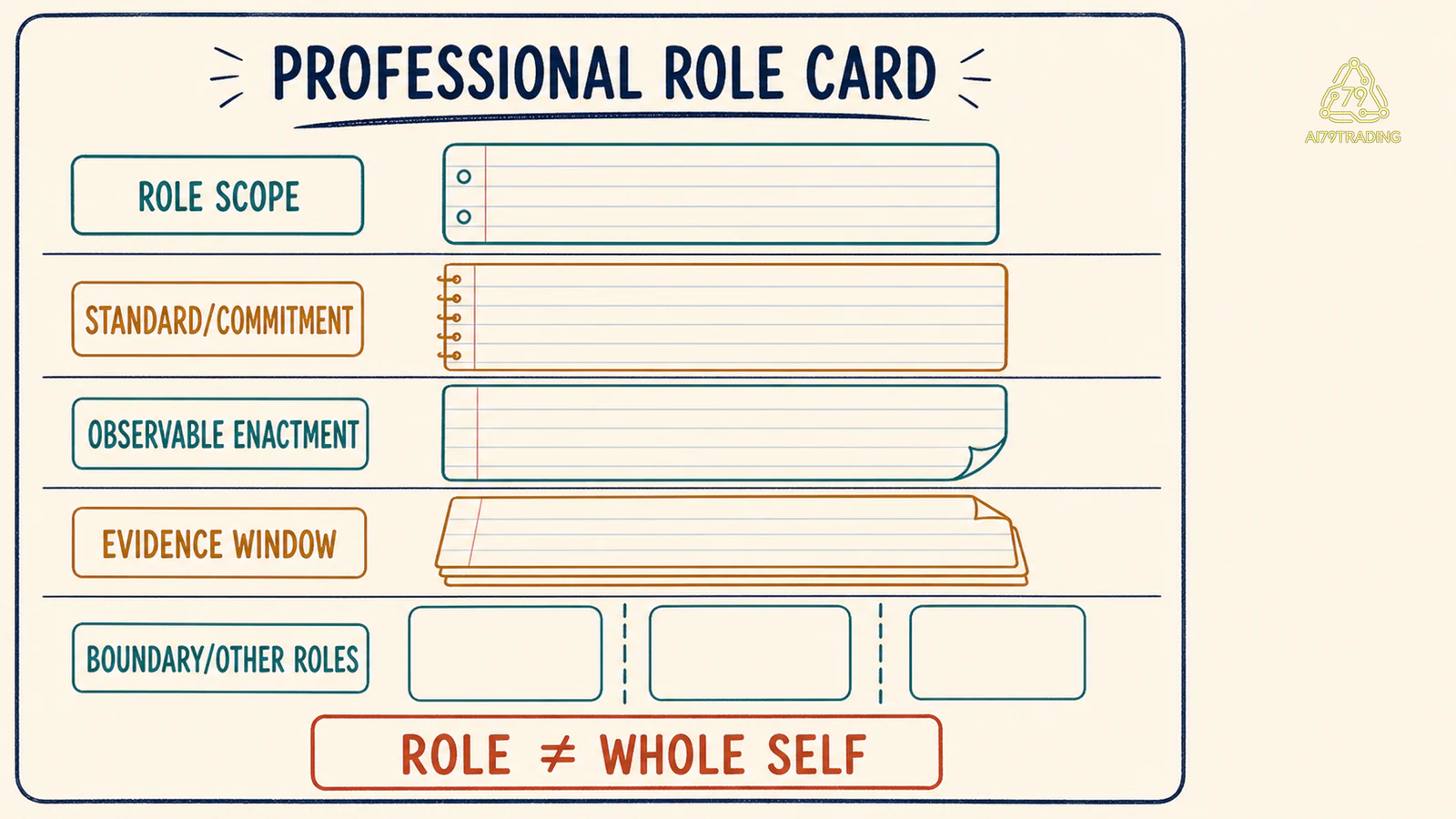 Năm field của Professional Role Card