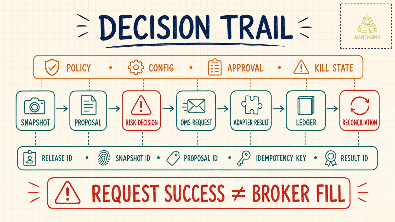Luồng decision từ snapshot đến reconciliation