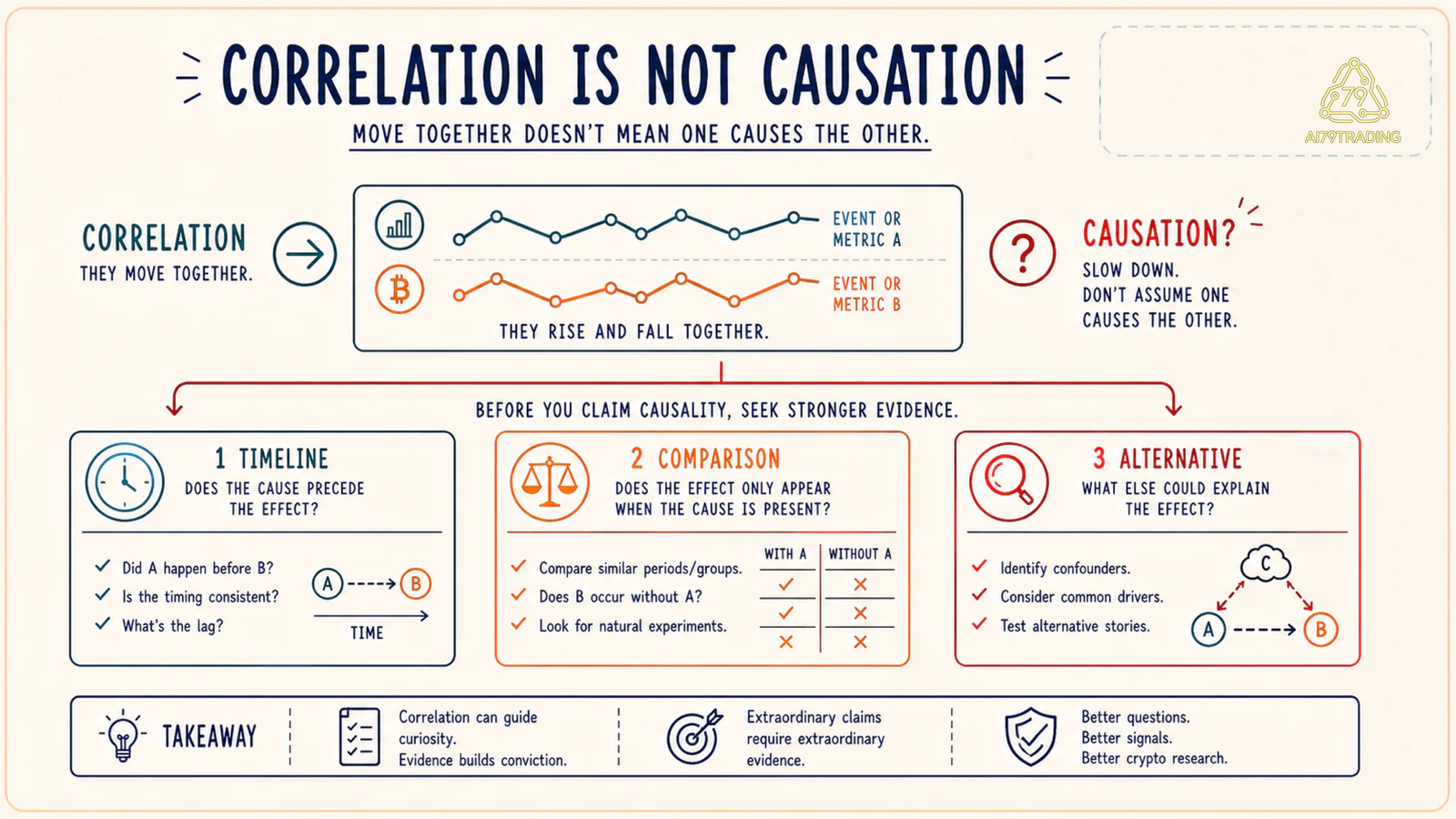 Cảnh báo correlation khác causation trong integrated research