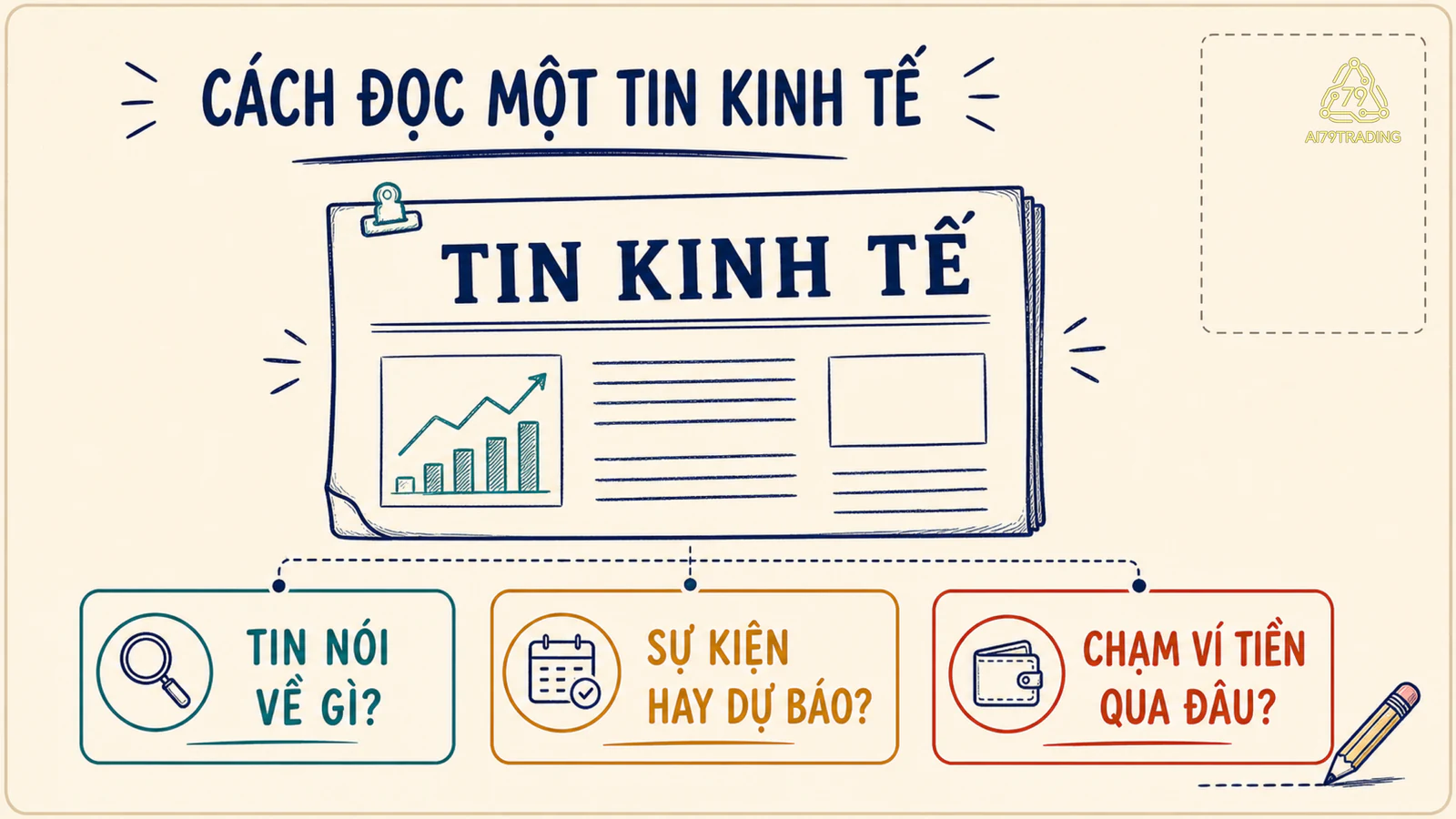 Tờ tin kinh tế với ba câu hỏi kiểm tra