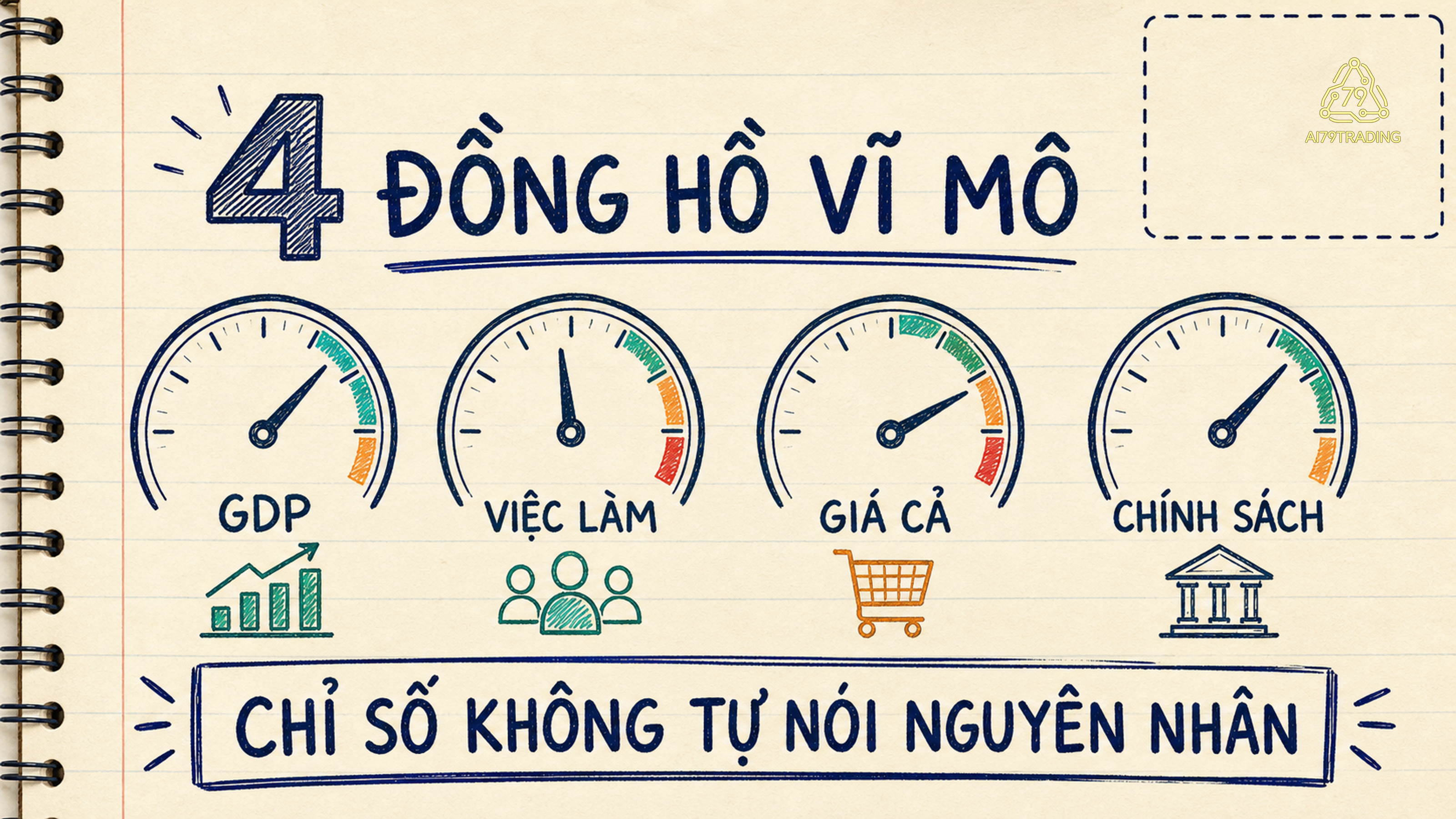 Bốn đồng hồ macro và nhắc rằng một chỉ số không tự nói nguyên nhân