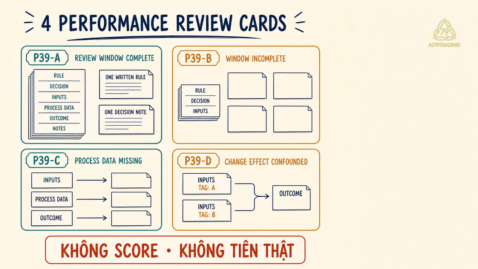 Bốn Performance Review Card