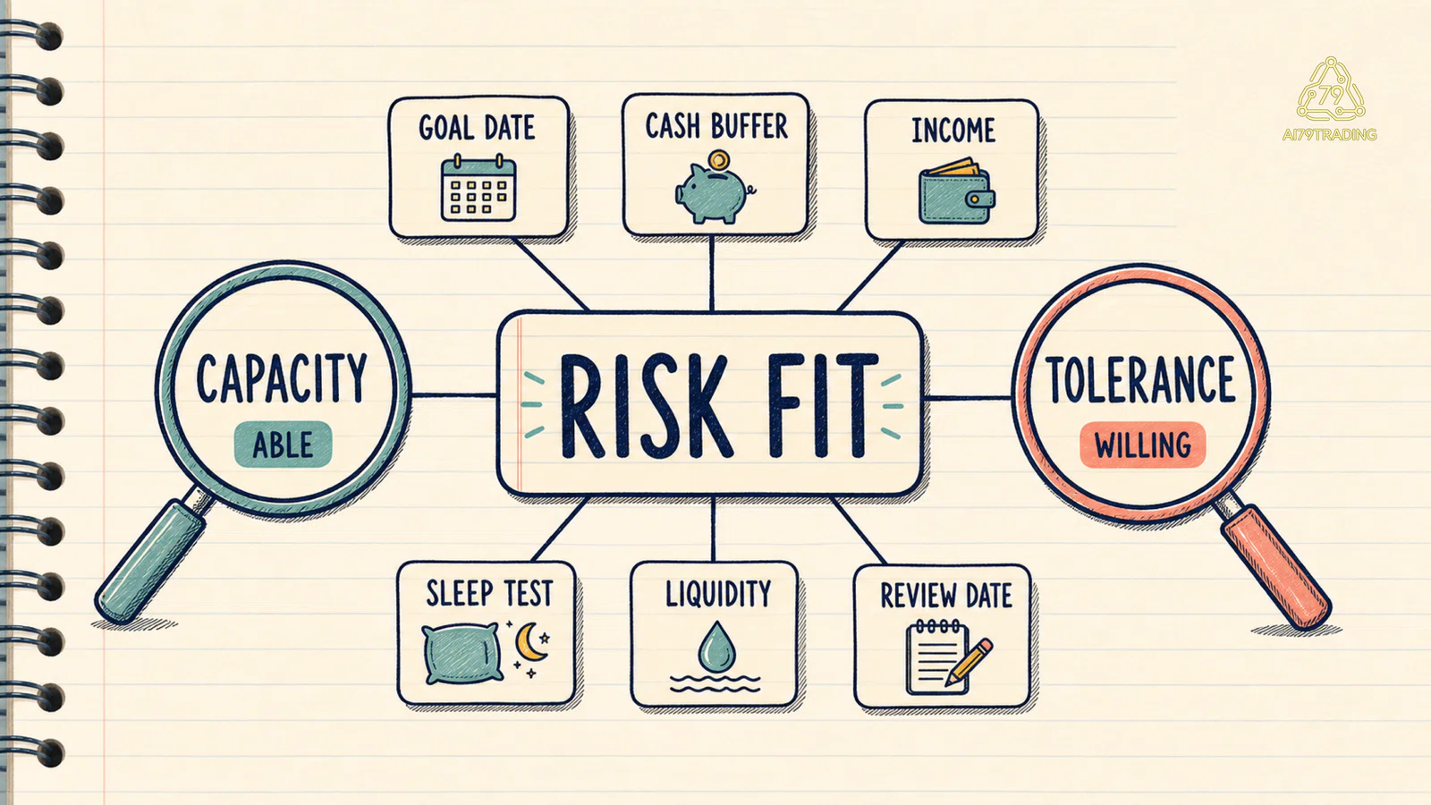 Hai lăng kính risk capacity và risk tolerance quanh điểm phù hợp