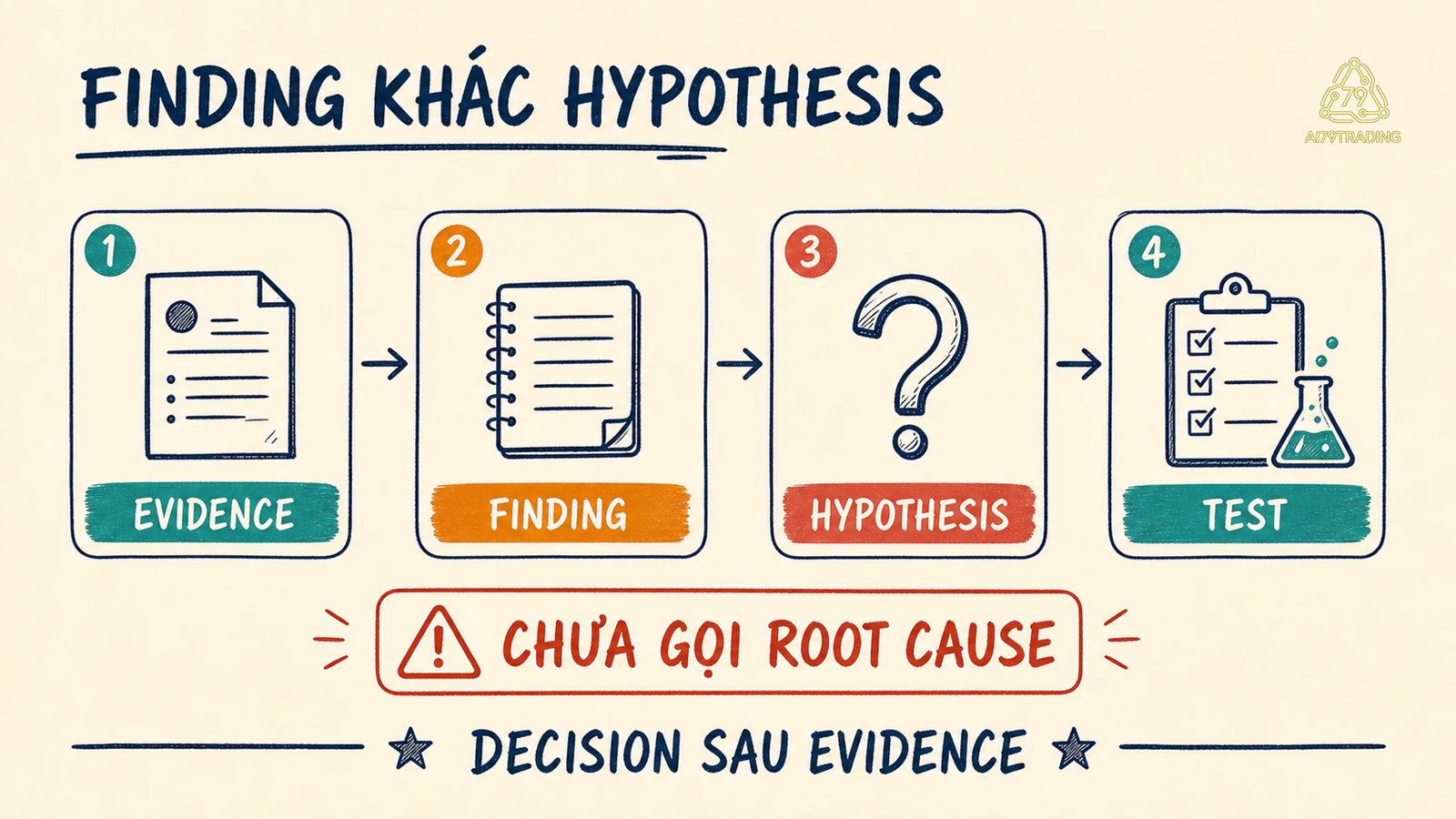 Finding khác hypothesis