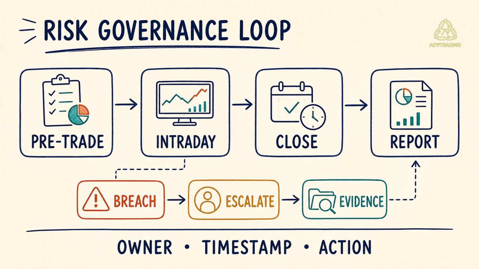 Governance loop của derivatives book