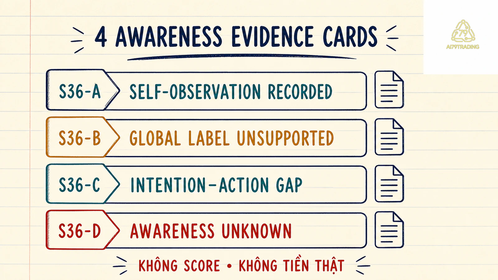 Bốn Awareness Evidence Card