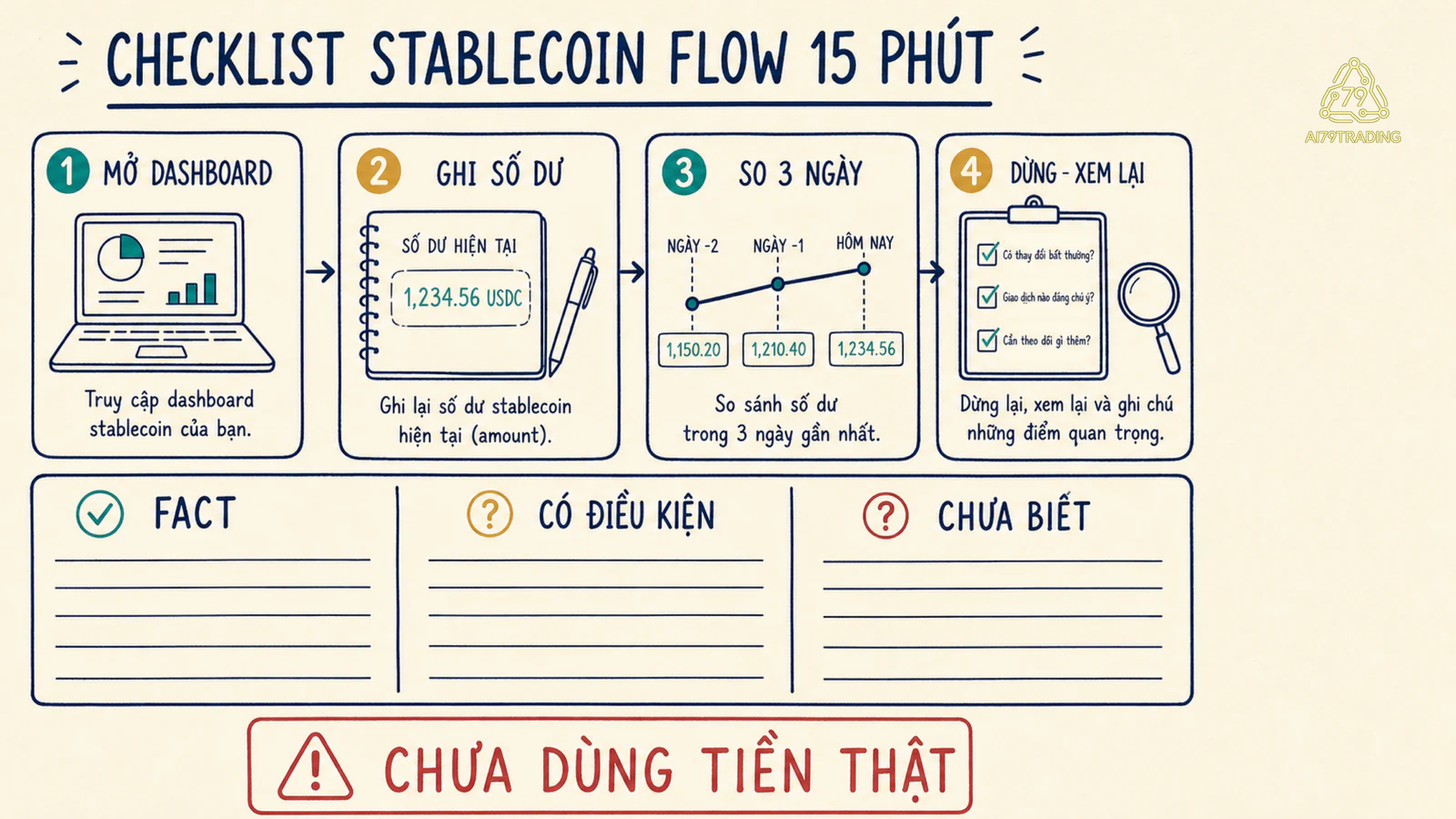 Checklist áp dụng Stablecoin Flow #44