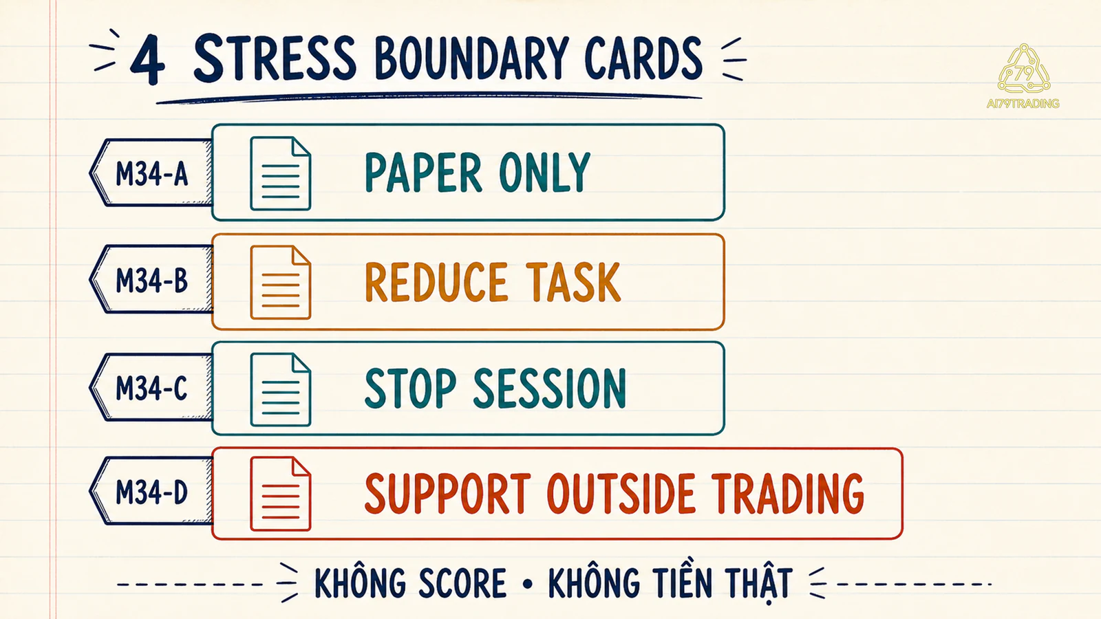 Bốn Stress Boundary Card mẫu