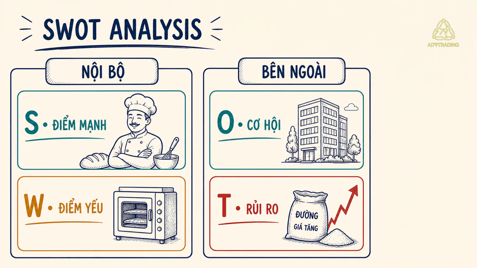 Hình giải thích khái niệm cốt lõi của SWOT Analysis #25