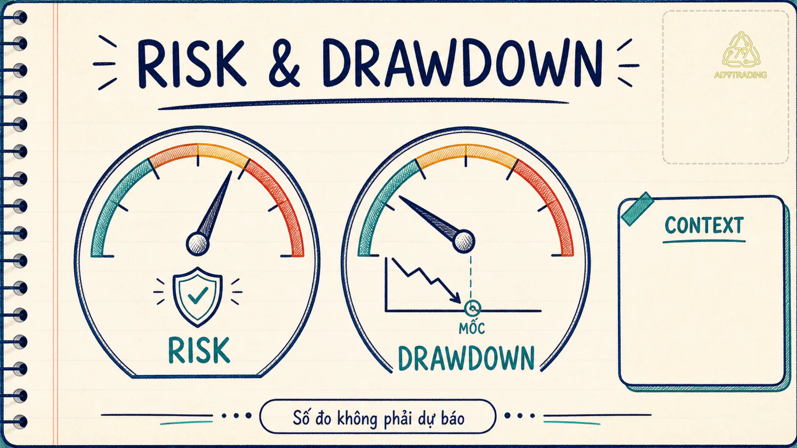 Thước đo risk và drawdown không phải lời dự báo
