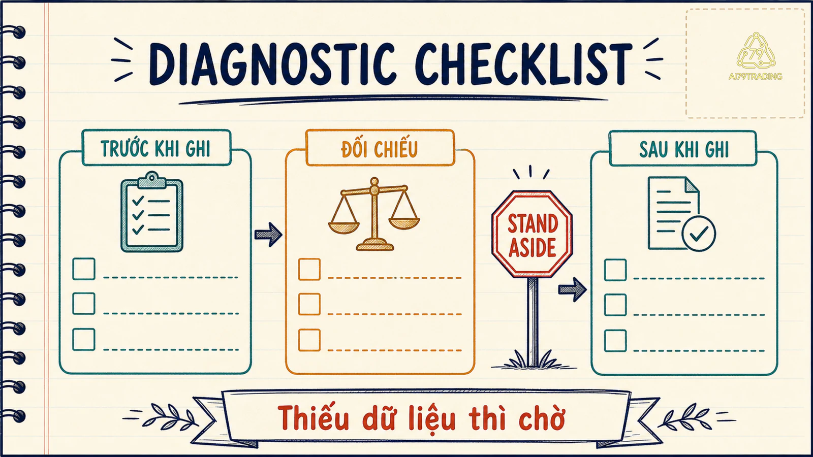 Checklist thực hiện trader psychology diagnostic assessment