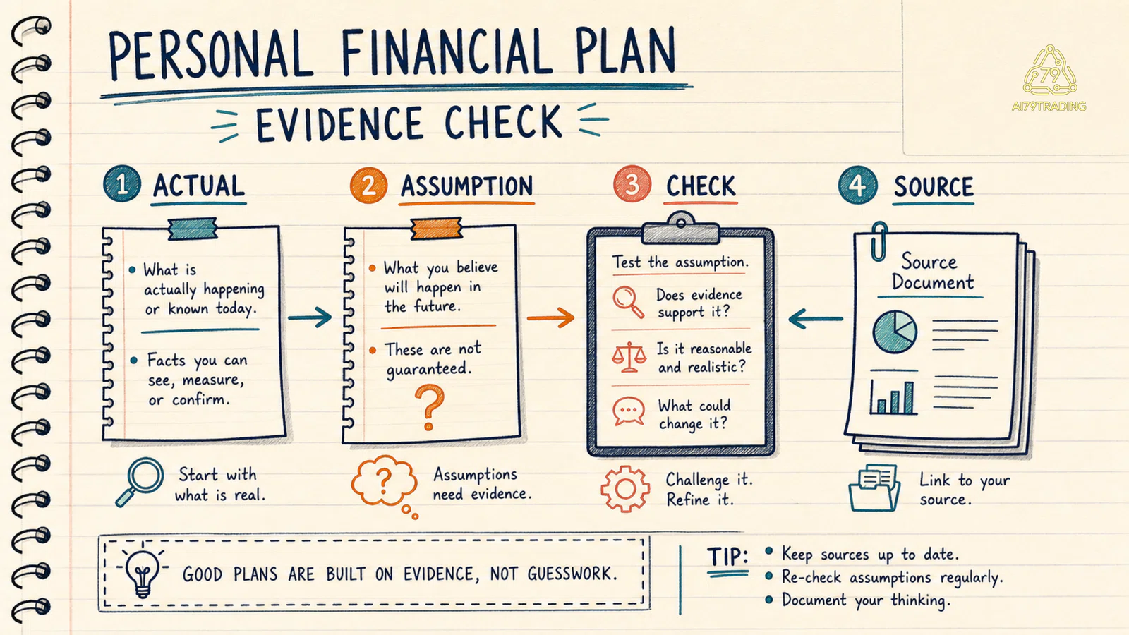 Phân biệt actual và assumption trong plan