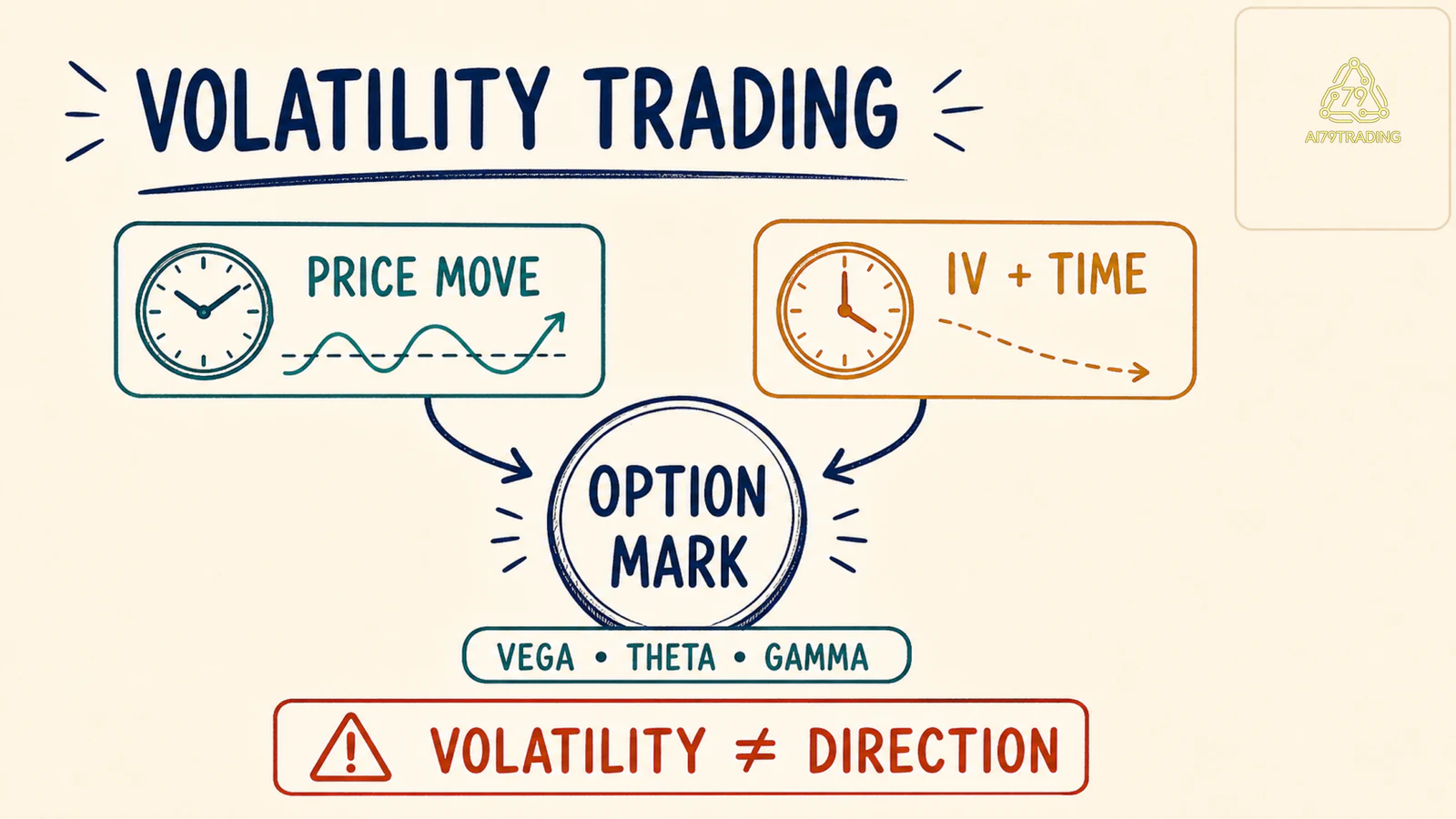 Hai nguồn tác động lên option mark